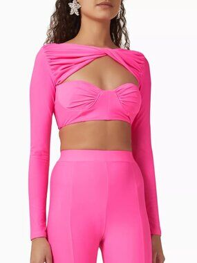Alex Perry — Briar Sweetheart Crop Top (NWT)